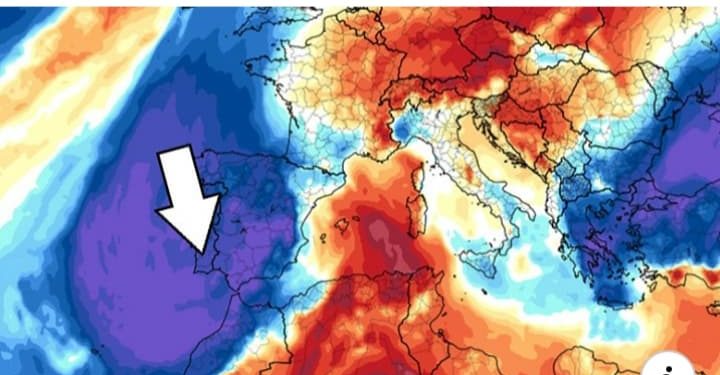 Gjendja sinoptike në Evropë dhe rajon