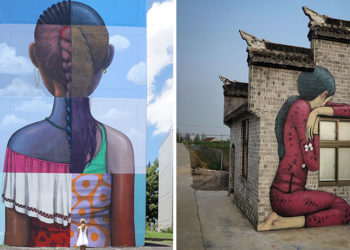 Artisti që ndërtesat e shëmtuara i kthen në art