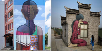 Artisti që ndërtesat e shëmtuara i kthen në art