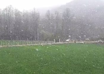 Pamje të bukura vijnë nga Librazhdi i Shqipërisë, bora zbukuron qytetin