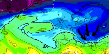Prilli fillon me reshje të dendura bore dhe ulje të theksuara të temperaturave!