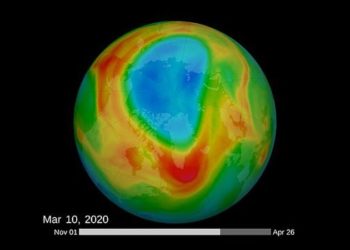 Vrima më e madhe e ozonit e regjistruar ndonjëherë mbi Arktik mbyllet vetëm disa javë pasi u njoftua ekzistenca e saj