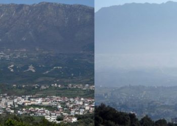 Ndotja e ajrit, Tirana para dhe pas fillimit të pandemisë