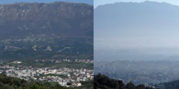 Ndotja e ajrit, Tirana para dhe pas fillimit të pandemisë