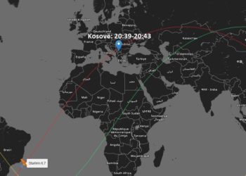 Satelitët e SpaceX edhe sonte mbi qiellin e Kosovës