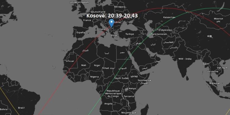 Satelitët e SpaceX edhe sonte mbi qiellin e Kosovës