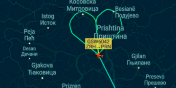 Piloti  zviceran bën zemrën në qiellin e Kosovës në përkrahje të përballjes me Covid-19