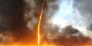 Tornado e zjarrit – fenomeni i rrallë dhe i rrezikshëm