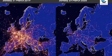 Trafiku ajror para dhe pas bllokadës nga koronavirusi në Europë