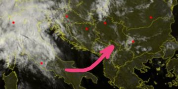 Sot dhe nesër me erëra, vende-vende të fuqishme