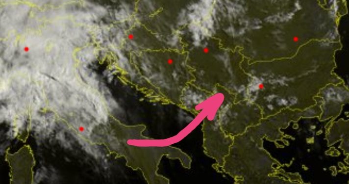 Sot dhe nesër me erëra, vende-vende të fuqishme