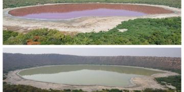 Misteri i liqenit në Indi, pas 50 mijë viteve ndërron ngjyrë – bëhet vjollcë