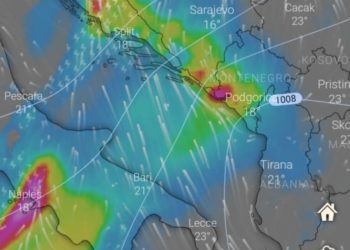 Cikloni nesër (e premte) godet Dalmacinë, Hercegovinën dhe Malin e Zi