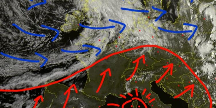 Masat e nxehta ajrore nga Afrika Veriore dhe Mesdheu përfshijnë rajonin tonë!