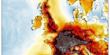 Të premten, dita më e ngrohtë e vitit për Evropën Perëndimore