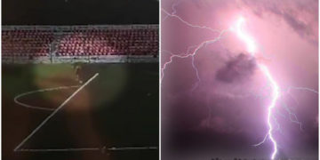 Momenti i rëndë kur futbollistin 16 vjeçar e godet rrufeja