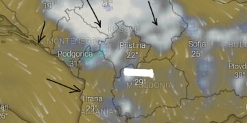 Fronti i ftohtë freskon motin