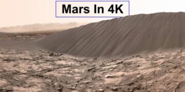 Video mbresëlënëse tregon Marsin në 4K