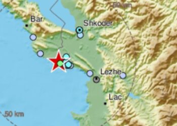 Lëkundje toke sot në mëngjes afër Shkodrës!