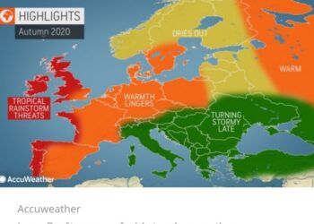 Çfarë moti parashikon AccuWeather gjatë vjeshtës 2020 në Evropë dhe Ballkan