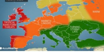 Çfarë moti parashikon AccuWeather gjatë vjeshtës 2020 në Evropë dhe Ballkan