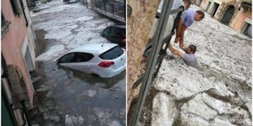 Një stuhi e fuqishme godet disa qytete në Itali