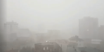 Stuhi të fuqishme shiu në Mitrovicë, Prishtinë, Vushtrri e Podujevë