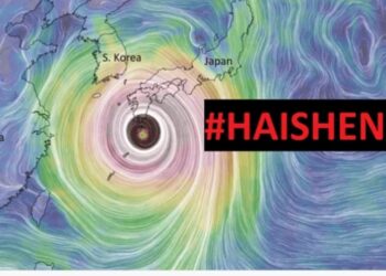 Dy Super-Tajfune të fuqishme në drejtim të Japonisë dhe Koresë!