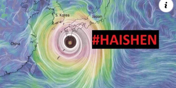 Dy Super-Tajfune të fuqishme në drejtim të Japonisë dhe Koresë!