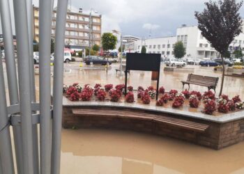 Përmbytje në Gjilan pas reshjeve të shiut