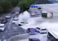 Momenti kur deti “pushton” autostradën, nuk “kursen” asgjë që i del përpara