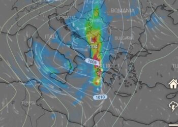 Qendra e ciklonit sonte në Kosovë, Shqipëri dhe Maqedoninë Veriore!