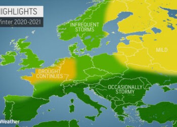 Dimri 2020/21 sipas AccuWeather