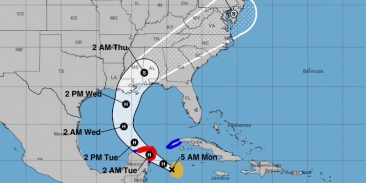 Uragani Zeta në drejtim të New Orleans, Washingtonit dhe New Jorkut!