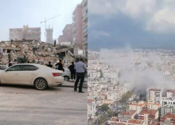 Tërmeti afër 7 shkallësh të Rihterit në Turqi-Greqi, shemben ndërtesa! VIDEO