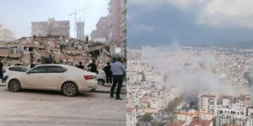 Tërmeti afër 7 shkallësh të Rihterit në Turqi-Greqi, shemben ndërtesa! VIDEO