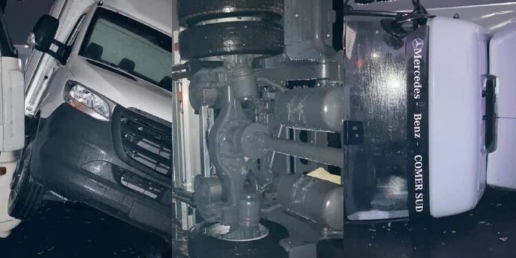 Kaos në rrugët e Italisë: Tornado e fuqishme rrëzon përtokë kamionët në Catania