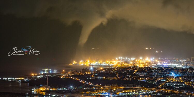 Tornado dhe breshër në Slloveni, pamje të rralla!