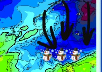 Fundi i vitit me reshje të dendura bore!