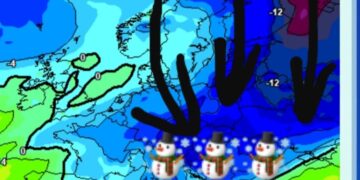 Fundi i vitit me reshje të dendura bore!