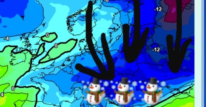 Fundi i vitit me reshje të dendura bore!