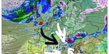 Cikloni ynë, me reshje të dendura shiu dhe bore!