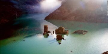 Fshati që është nën ujë që nga viti 1994 mund të shfaqet përsëri