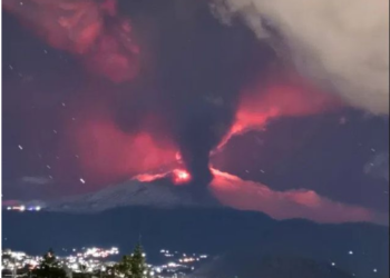 Shpërthen vullkani Etna