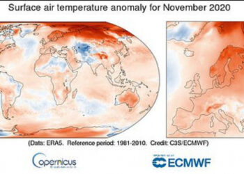 Temperatura rekorde, nëntori i kaluar “më i nxehti i regjistruar ndonjëherë”