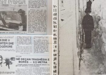 Dimri i vitit 1985, në Deçan bora kishte arritur trashësi deri në 2 metra e gjysmë