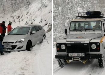 Navigacioni ua humb rrugën shqiptarëve në Kroaci, ekipet i shpëtojnë nga ngrirja