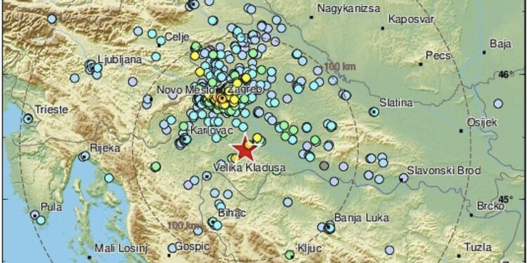 Dridhet sërish Zagrebi nga një tërmet tjetër i fuqishëm