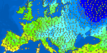 Temperaturat sot në Evropë dhe rajon!