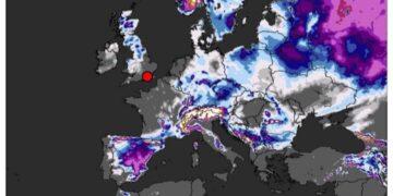 Stuhia e borës në drejtim të Gadishullit Ballkanik dhe Iberik!